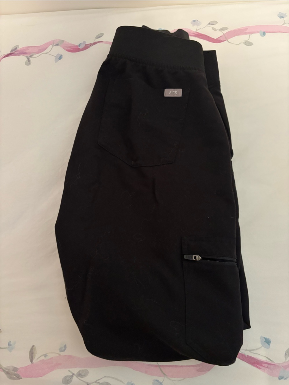 Figs Black Zamora Jogger Style Scrub Pants